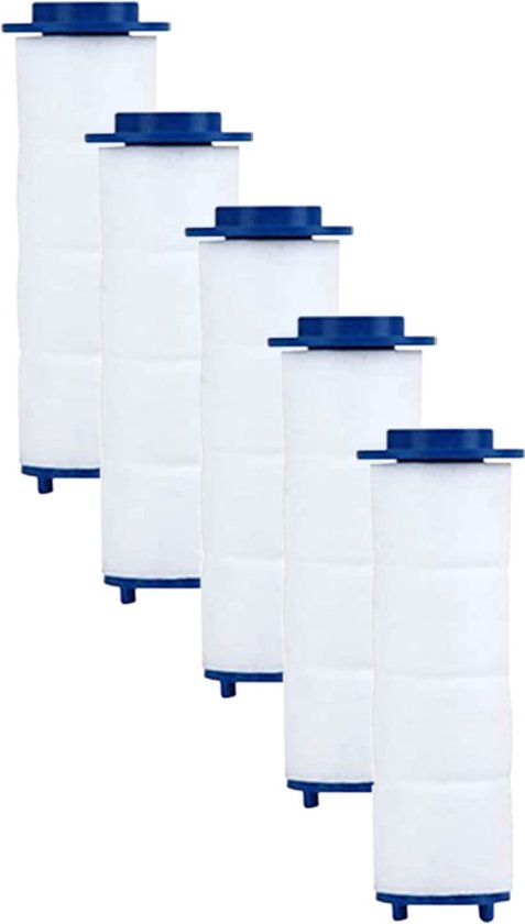 Lot de 5 filtres de rechange Aquadon EcoTornado - Élimination efficace du calcaire et des impuretés présentes dans l'eau - Facile à installer - Filtre de rechange pour Aquadon Eco Tornado