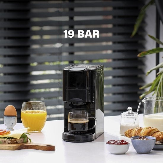 Princess 249450 Cafetière à filtre multi-capsules - Acier 4 en 1 - Convient pour plusieurs cafés