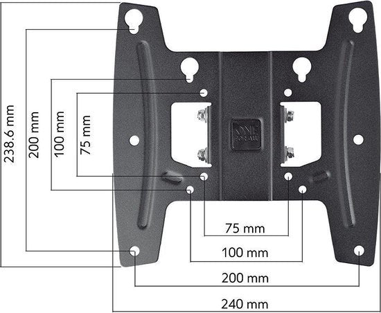 Support mural One For All WM4251 Vesa 200 - orientable (180°)