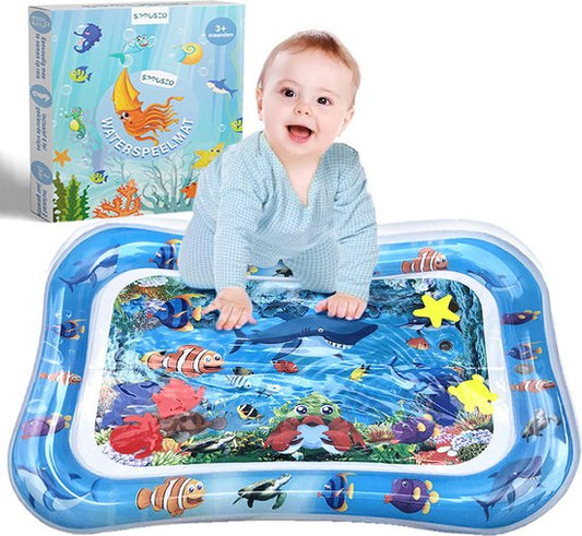 Tapis d'eau Spoused - Tapis d'eau - Tapis d'éveil - Tummy Time - Coffret cadeau de luxe