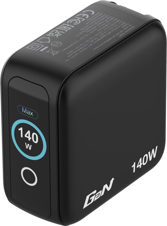Chargeur Verbatim Mini GaN 140 W avec écran
