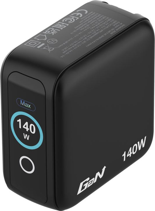 Chargeur Verbatim Mini GaN 140 W avec écran