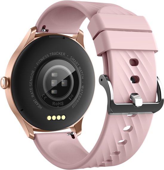 Montre connectée Denver - Android / iOS - Fonctionnalité d'appel complète - Écran AMOLED - Montre de sport - Cardiofréquencemètre - Oxymètre de pouls - Suivi du sommeil - SWC387