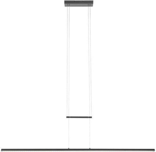 Suspension Profilo 3318ZW noire, 150 cm de large, hauteur réglable, de la marque Steinhauer, en métal, plastique et composants électroniques