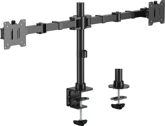 DMV Gaming - Bras pour moniteur - Bras pour moniteur robuste - max 20kg - max 49 pouces - 2 moniteurs
