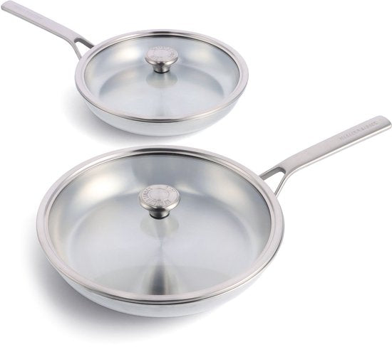 Merten & Storck Batterie de cuisine en acier inoxydable 4 pièces