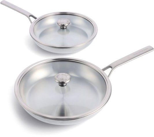 Merten & Storck Batterie de cuisine en acier inoxydable 4 pièces