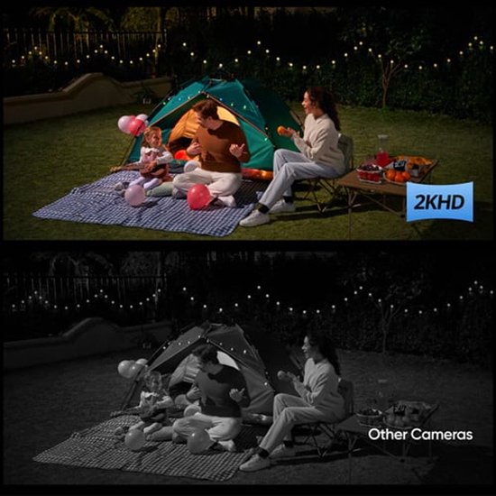 eufy security Solar Wandlamp Camera S120 - Applique murale - Caméra de sécurité sans fil avec applique LED solaire intégrée - Vision nocturne en couleur - Détection de mouvement par IA - Audio bidirectionnel - Indice de protection IP65 - Pas de frais d'ab
