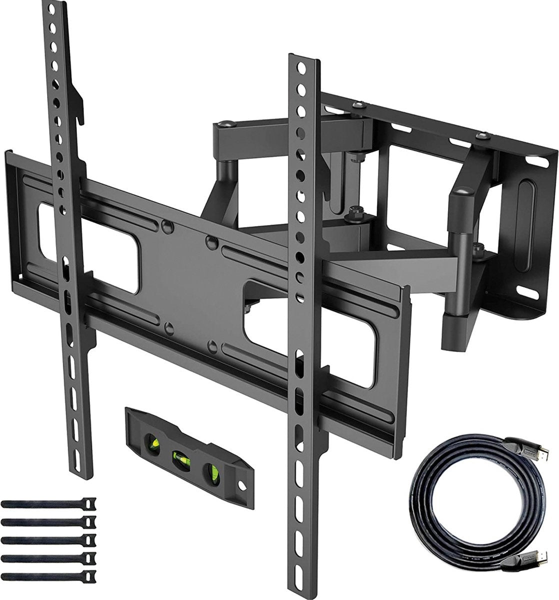 Support TV - Auronic - Rotatif et inclinable - 23 à 60 pouces - jusqu'à 45 KG - Noir