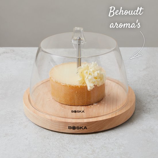 Boska Cheese Curler Amigo with Stolp - Tete de Moine cheese curler - Tete de Moine - Chocolate curler - 220 x 220 x 175 mm - Partiellement lavable au lave-vaisselle - Ustensiles de cuisine - Accessoires de cuisine - Garantie 10 ans
