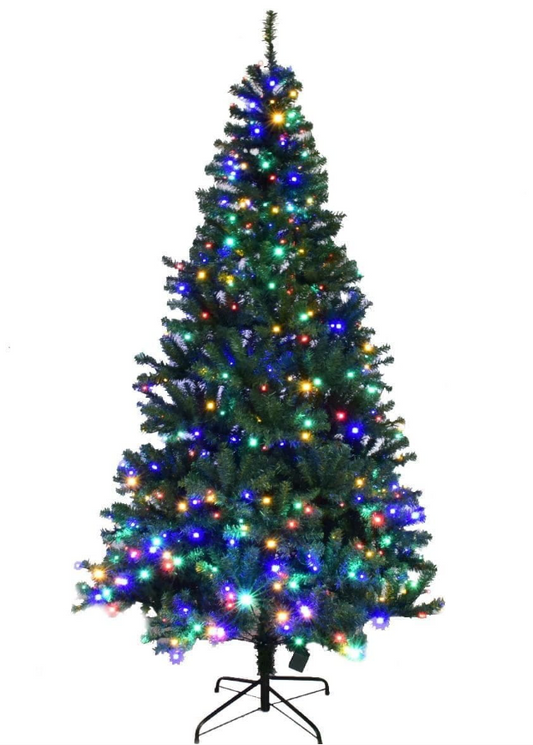 Coast Artificial Christmas tree with LED lights - 210 cm - Vert - Ø 115 cm