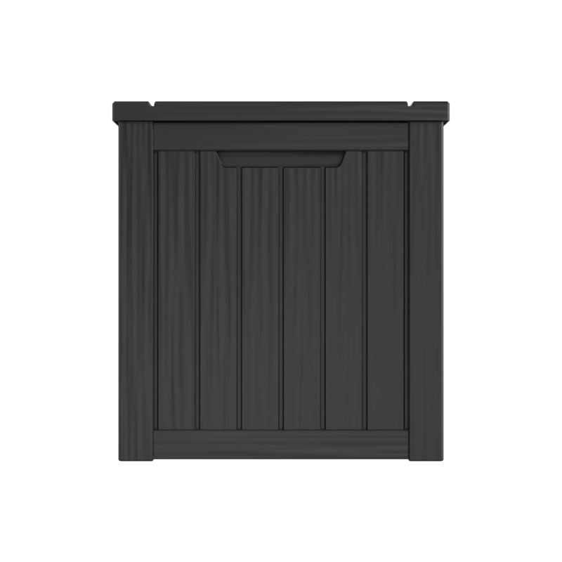 Boîte de rangement XXL LifeGoods - Cushion Box L - Plastique - 570L - Ressort à gaz - Résistant aux intempéries - Gris foncé