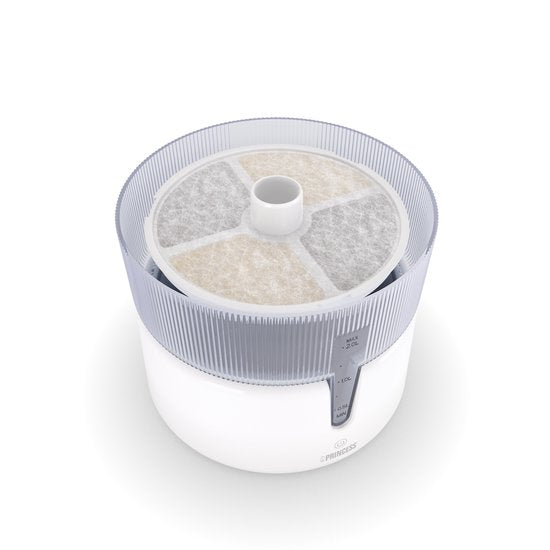 Abreuvoir Princess pour chat - 2 litres – Filtration à 4 niveaux – Silencieux (30 dB) – Sans BPA – Pompe sans fil – Filtre inclus - Chats et chiens - Facile à nettoyer - 620010