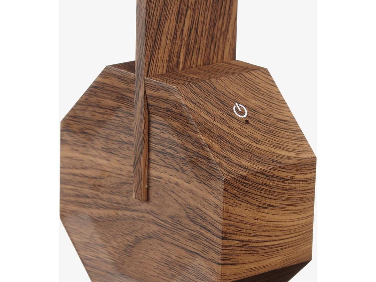 Lampe de table Ginkgo Design Octagon One - Portable - Noyer