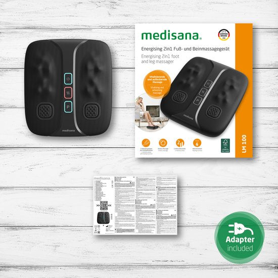 Medisana LM 100 - Appareil de massage shiatsu haut de gamme pour les jambes et les pieds