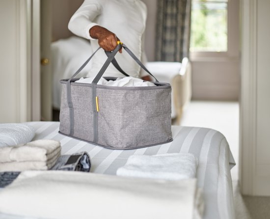 Joseph Joseph - Coffret Love Your Laundry Tota Panier à linge et support - Silicone - Gris