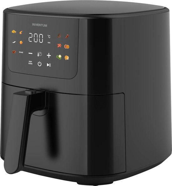 Friteuse à air chaud Inventum GF501HLDB XL - 5 L - 11 programmes - 70-200 °C - Jusqu'à 5 personnes - Noir - Coupe du monde