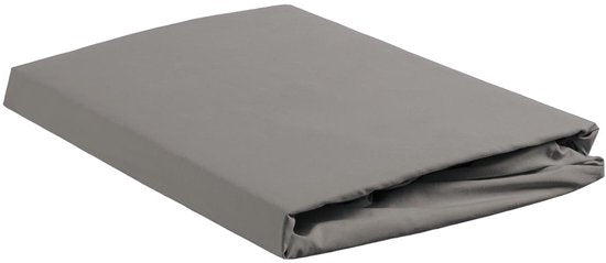 Ambiante Jersey - Drap-housse - 160 x 200/210 - Gris