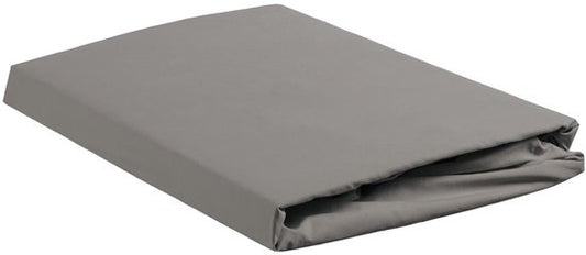 Ambiante Jersey - Drap-housse - 160 x 200/210 - Gris