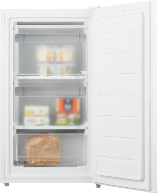 Tomado TFT4702W - Congélateur de table - 60 litres - 3 tiroirs de congélation - Etiquette énergétique E - Blanc