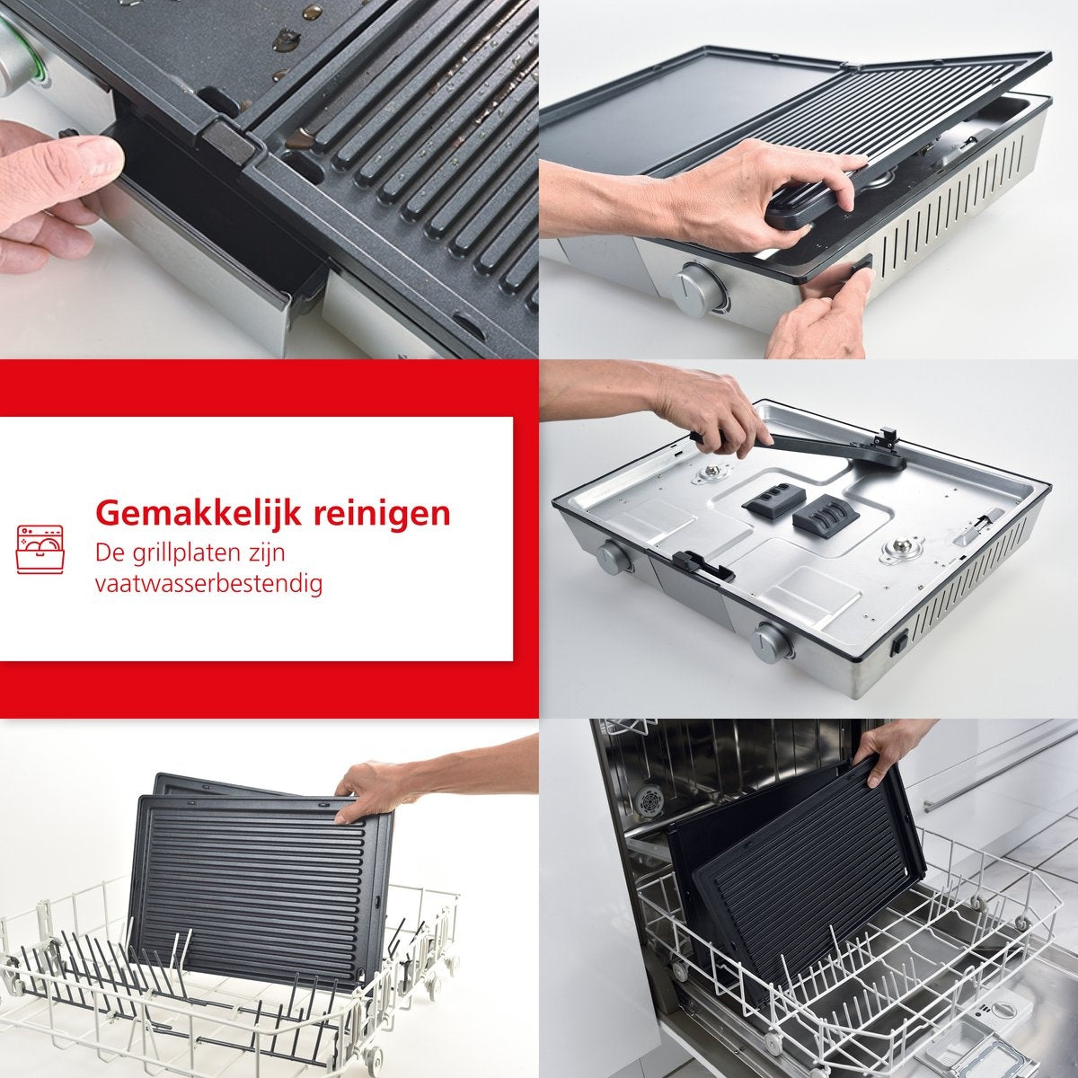 Grill Solis 7951 - Argent/Noir - en acier inoxydable