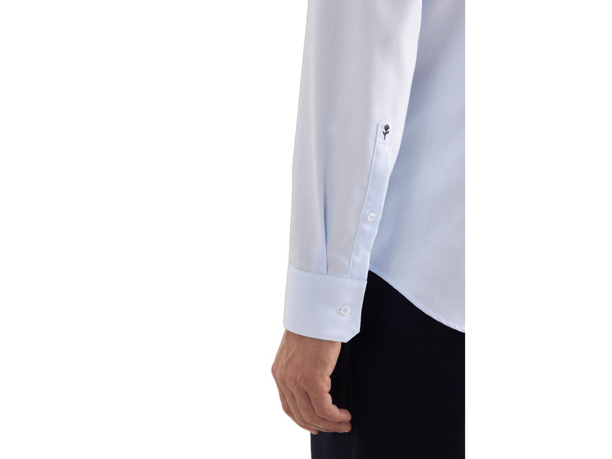 Chemise de travail Seidensticker New Kent - Coupe ajustée - taille 40 - Bleu clair