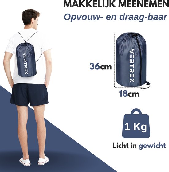 Sac de couchage momie Vertrex Tri-Season Adventure - Sacs de couchage adultes - Camping - Bleu