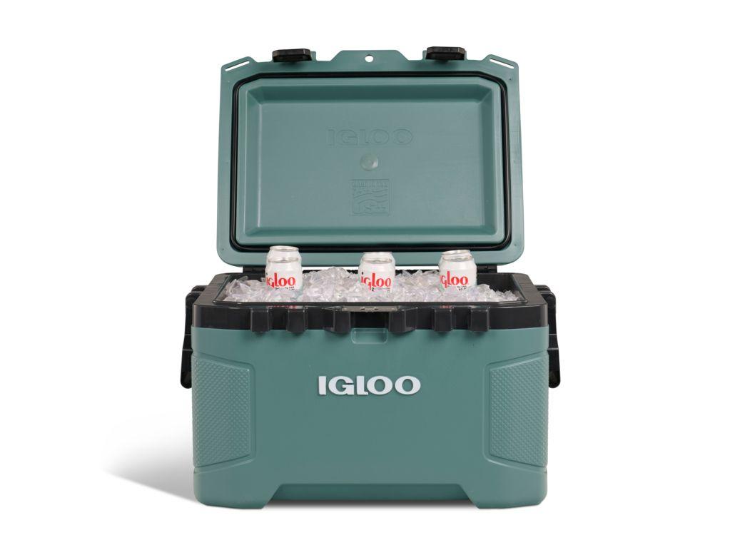 Glacière à roulettes Igloo Trailmate 52 Qt - Refroidissement passif - 49 litres - Verte