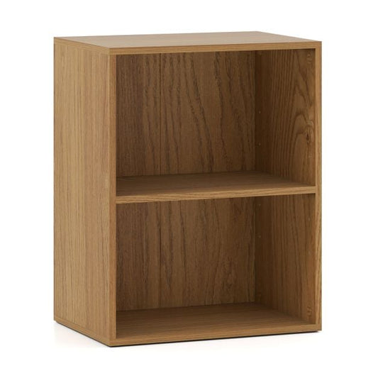 Étagère Coast avec 2 compartiments ouverts – Étagère réglable – 42 x 29,5 x 53,5 cm – Naturel