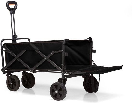 Wagon électrique Mr Fold - XL - pliable - 255L - 100KG de capacité de charge - noir - 5 ans de garantie