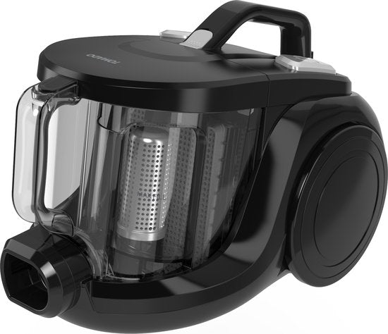 Tomado TVC2501B - Aspirateur sans sac - 2,5 litres - Filtre HEPA 12 - Léger - Noir