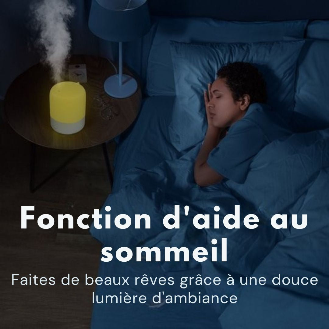 Humidificateur Auronic - 1.9L - Convient pour la chambre à coucher, la chambre de bébé, le bureau, le salon et plus encore - sans PBA - Blanc