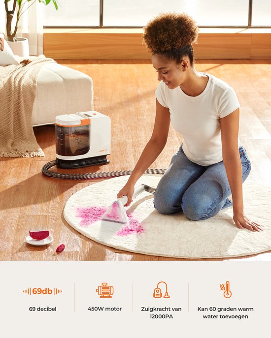 Aspirateur-laveur Uwant B200SE 12 000 Pa, 450 W, pour la maison et le bureau, multifonctionnel