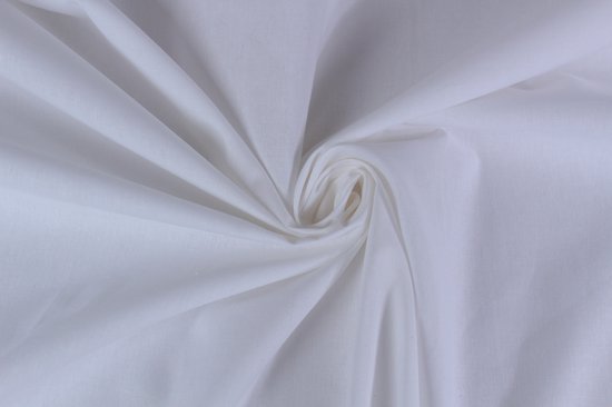 Drap-housse DoubleDry 100 % coton naturel - Double 180 x 200 cm - Doux et respirant - Élastique sur tout le pourtour - Blanc