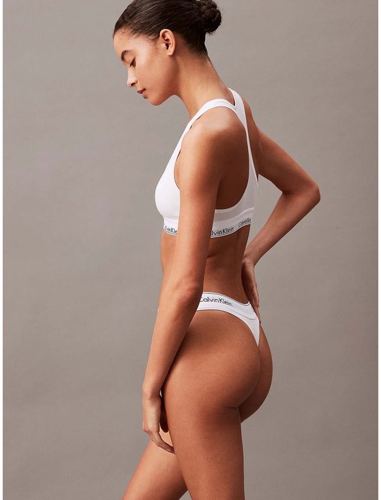 Slip Calvin Klein - Taille XS - Femme - blanc