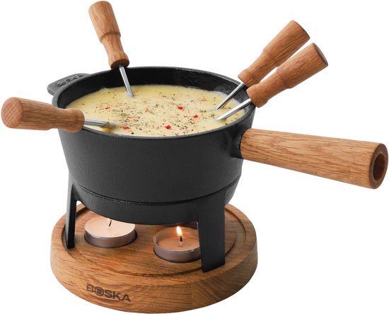Boska Fondue set Pro S - Fondue au fromage - pour 350 grammes de fromage - 700 ml