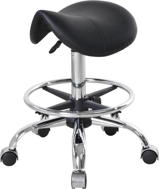 DMV - Tabouret - Tabouret selle - Tabouret selle mobile - Tabouret réglable en hauteur