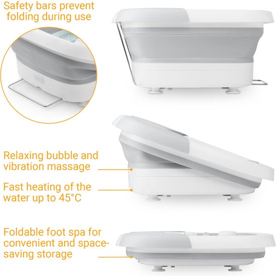 medisana FS 886 - Baignoire à bulles pliable pour les pieds