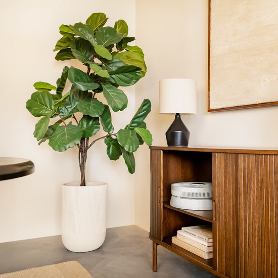 VONROC BREEZE Wireless Fan - Très silencieux (<44 dB) - 24 vitesses - léger et portable - 3 modes de ventilation : Naturel, Sommeil, Normal - Modulable : ventilateur de table et ventilateur de sol - Ecran tactile de luxe - Télécommande incluse - Blanc