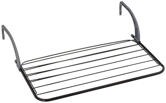 5Five Petit étendoir à linge pliable - 7 mètres de corde à linge - À suspendre - 60 x 55 cm - radiateur/porte