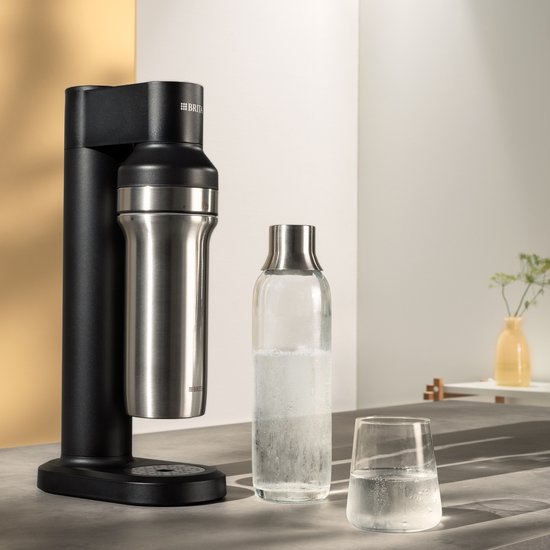 BRITA - SodaTRIO - Soda - Bouteille en verre - Accessoire pour machine à soda, lot de 2