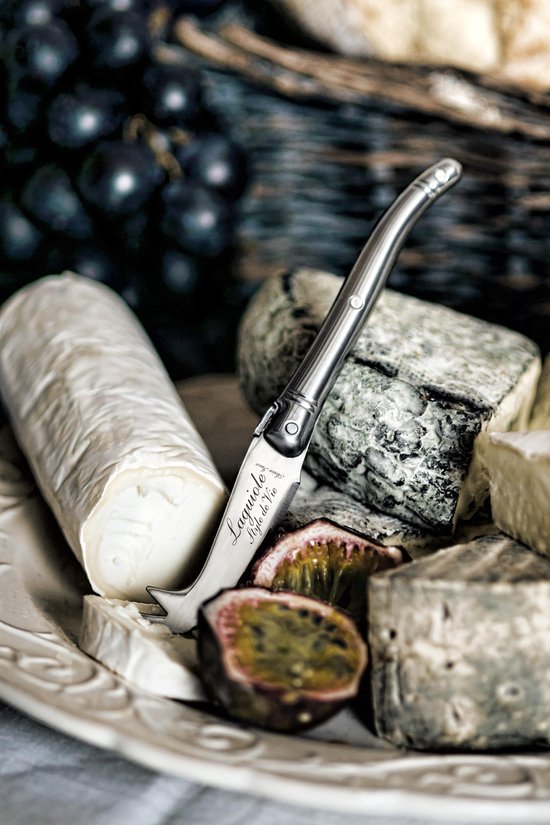 Ensemble de couteaux à fromage Laguiole Style de Vie Premium Line - 3 pièces - acier inoxydable