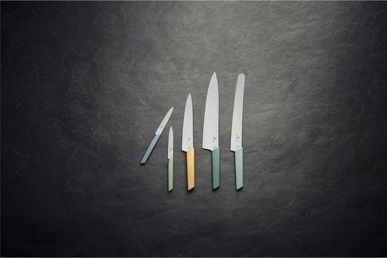 Victorinox Swiss Modern Couteau à viande - 19cm - Acier inoxydable/PP - Jaune miel