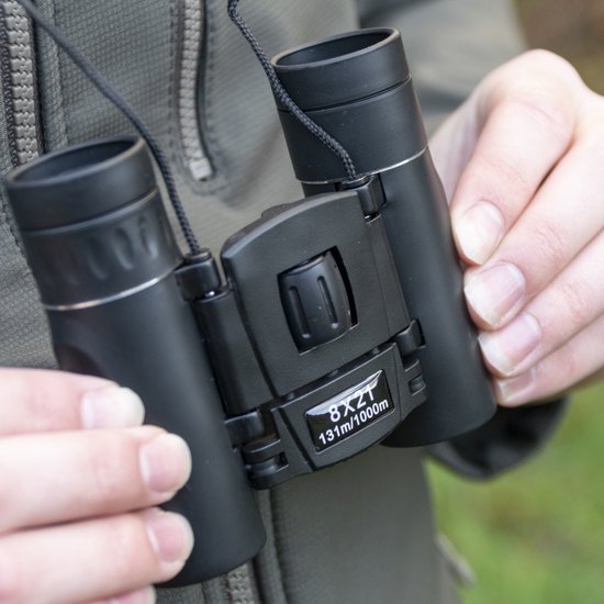 Jumelles compactes Exortus® FMC pour adultes et enfants – Télescope d'observation 8x21 – Avec sac de transport et cordon de cou – Observation des oiseaux, voyages, chasse