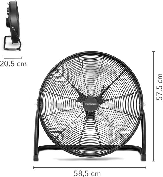 TROTEC Ventilateur de sol TVM 20 D