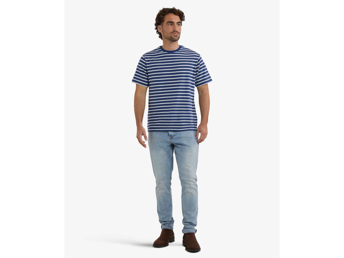 T-shirt McGregor Strips - Worker Blue - taille S