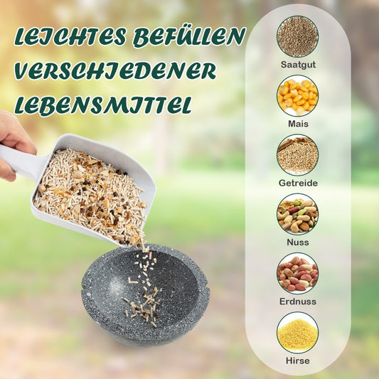 Coast Bird Feeder for hanging 2 in 1 bird feeder & bird bath grey (mangeoire et bain d'oiseaux)