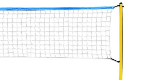 Set de volley-ball et de badminton Scatch - avec filet, raquettes, volants et ballon - sac de transport - 310 x 168 cm