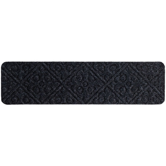 Tapis d'escalier Coast - 15 pièces - 76 x 20 cm - Noir