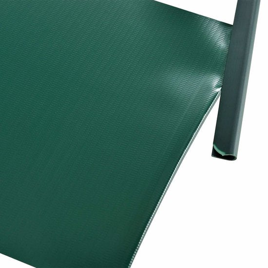 Bandes d'intimité en PVC - 3 pièces - 35 mètres - Vert - Clips de fixation inclus